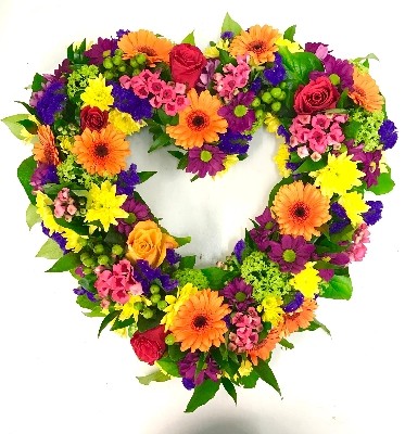 Vibrant open heart