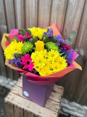 Vibrant Gift Box with Belgian Chocolates