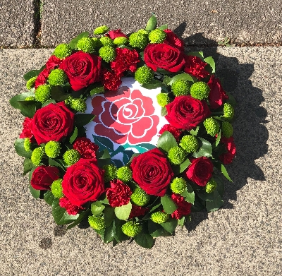 Rugby wreath