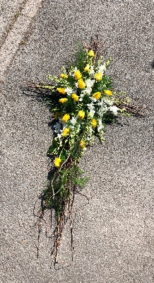 Yellow rose and orchid cross