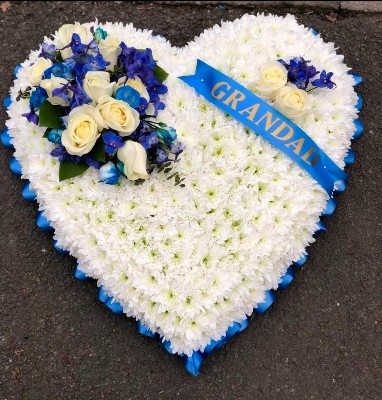 Blue Heart with grandad sash