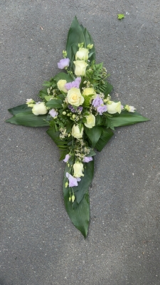 Lilac and White Cross