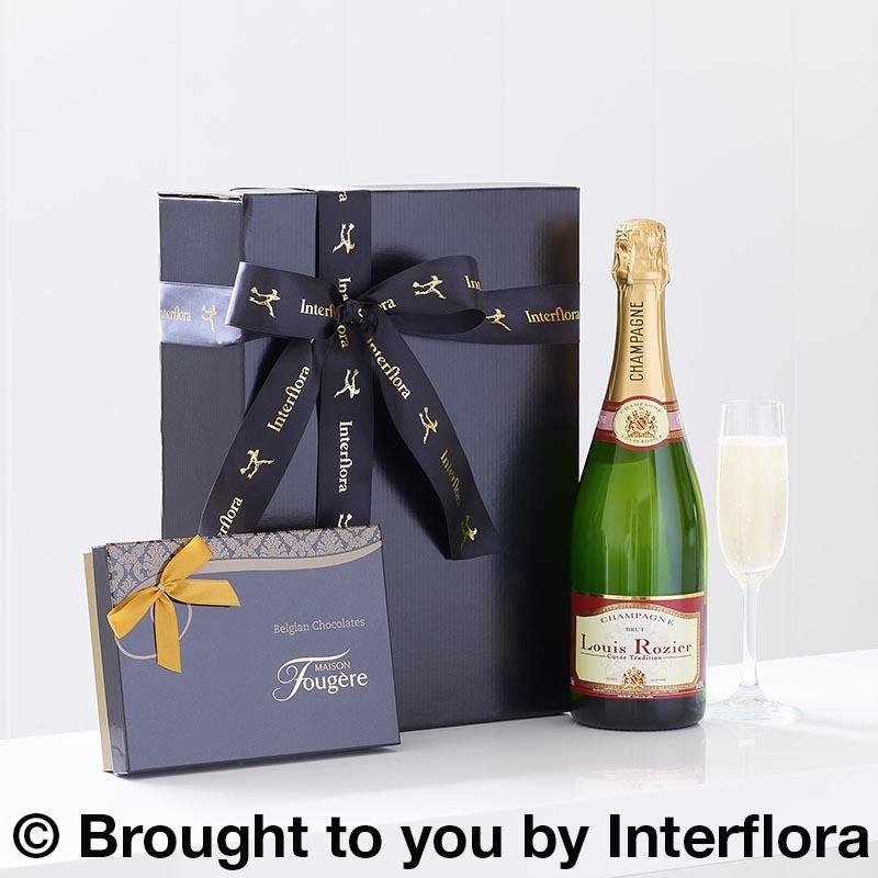Champagne and Chocolates Gift Set buy online or call