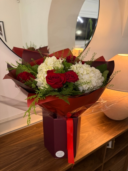 Candy cane Christmas bouquet