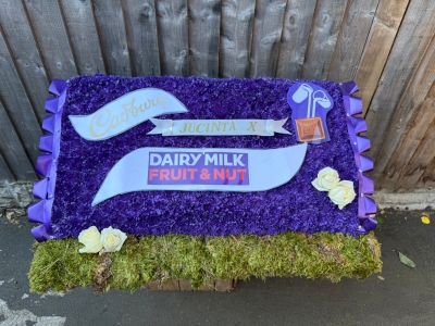 Dairy milk bar fruit and nut