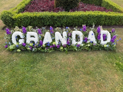Grandad garden tribute