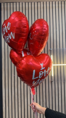 I love you balloon bouquet