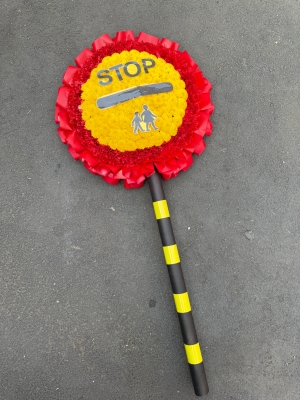 Lollipop crossing stick