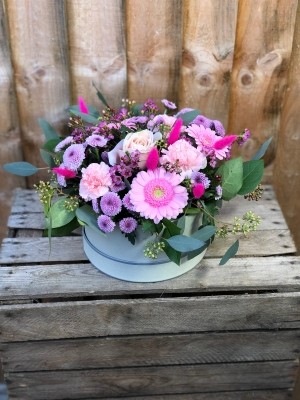 pretty pink hatbox