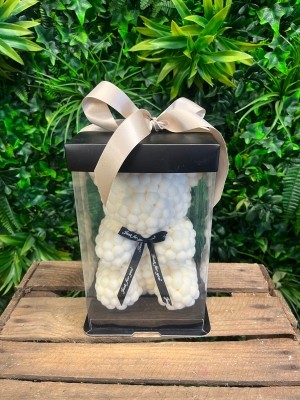 Pom Pom bear white