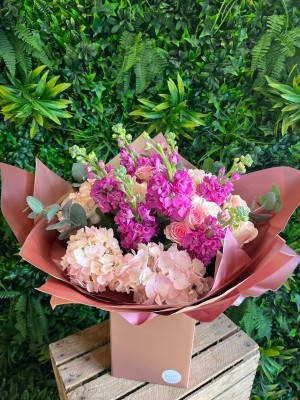 Pretty in pink bouquet