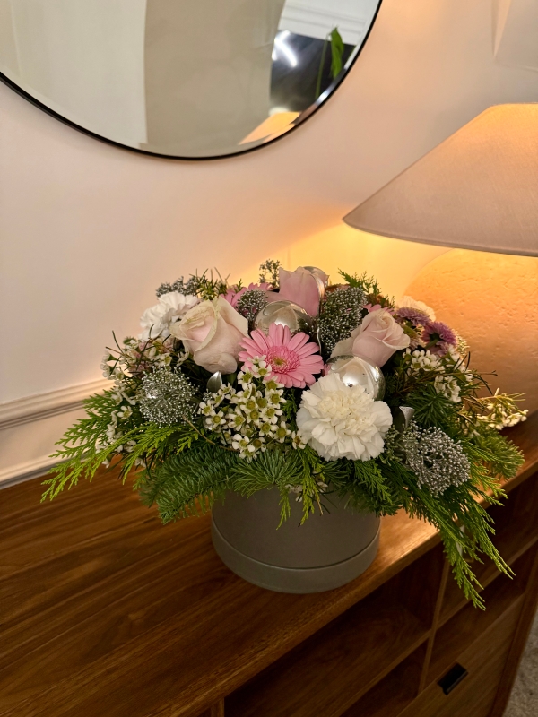 Pretty little Christmas hatbox