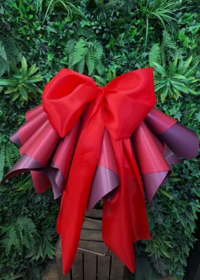 Skirt and Giant Bow Combo