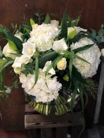 Luxury Calla Lily and Hydrangea Vase