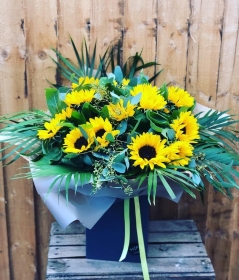 sunflower handtied