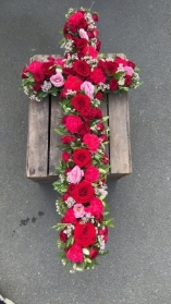 Red and Pink Cross
