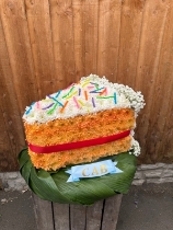 3 D slice of cake