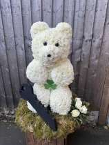 3 D teddy bear and key