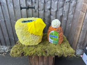 Debttol bottle and bucket