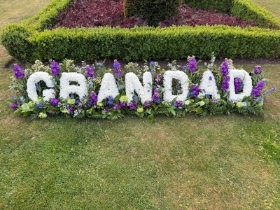 Grandad garden tribute