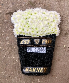 Guinness bottle flat