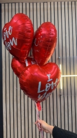 I love you balloon bouquet