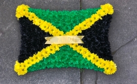 jamaican flag pillow