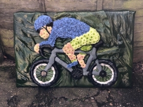 man on bike