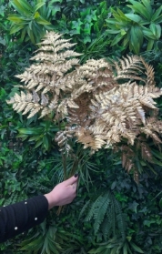 Metallic foliage edge