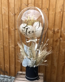 Natural Dried hot air balloon hatbox