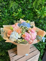 Pastel picnic bouquet